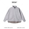 SDSA男装2026新款高贵轻奢高街重磅拼接拉链立领夹克外套百搭宽松 商品缩略图0