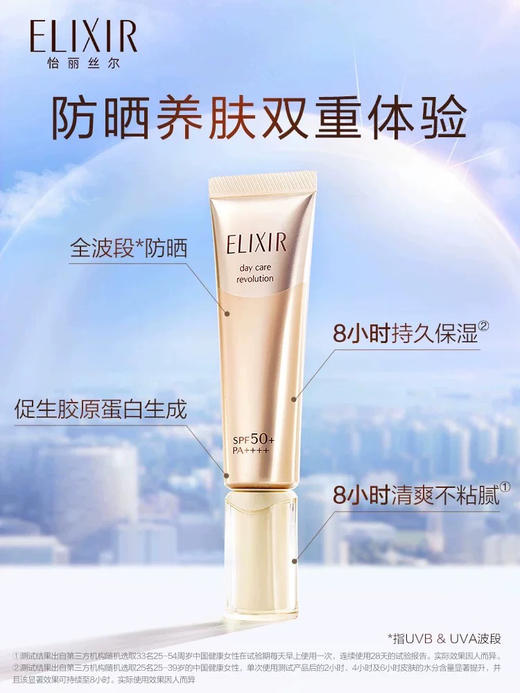 资生堂 怡丽丝尔防晒霜 金管保湿/银管亮白(35ml) 商品图1