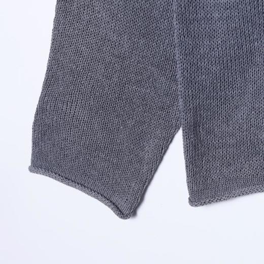 MY001SDSA男装2026新款高贵轻奢简约时尚半开抽绳领针织衫百搭慵懒风 商品图3