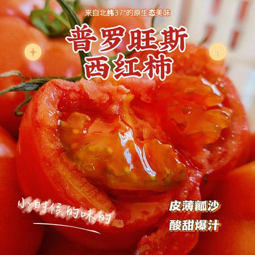 【普罗旺斯🍅西红柿】站在塔尖的品种～沙瓤肉细找回儿时味道，皮薄多汁9分甜1分酸清甜口感～ 商品图0