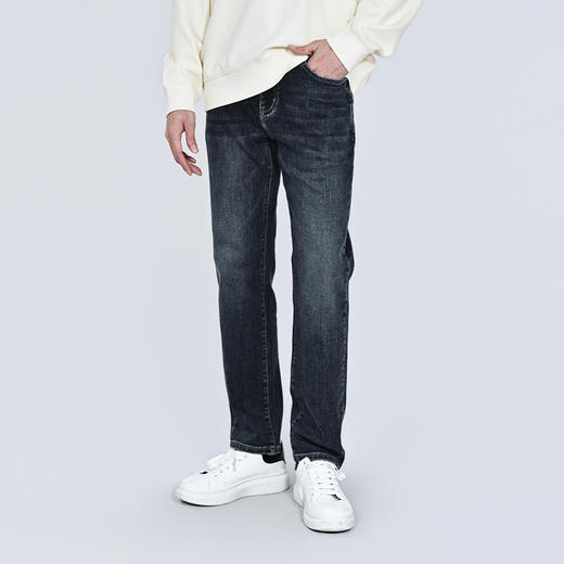 【新品上新】HX 春季水洗小直筒牛仔长裤S201611038101 商品图2
