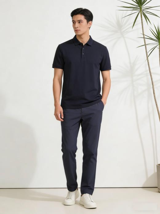 G2000男装SS26商场新款【多面弹/速干】时尚百搭直筒休闲裤61167021 商品图2