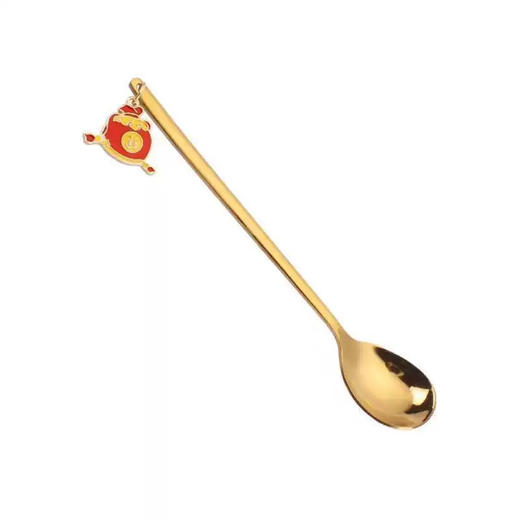 物爱优品410新年吊坠勺叉钛金混色单支 商品图4