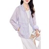 丁摩 真丝电力纺时尚防晒衣长袖连帽拉链外套0597 商品缩略图4