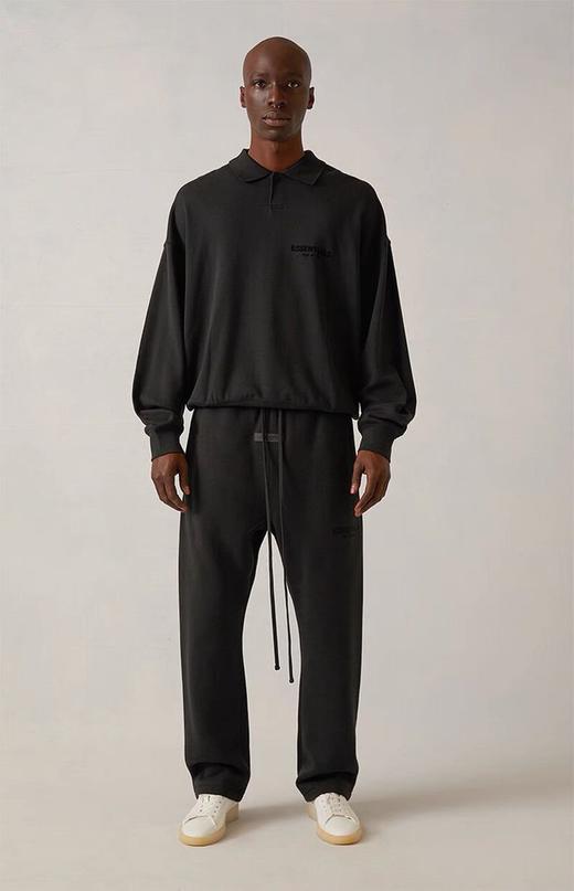 春季FOG ESSENTIALS美式高街运动宽松纯棉毛圈抽绳直筒长裤 商品图7