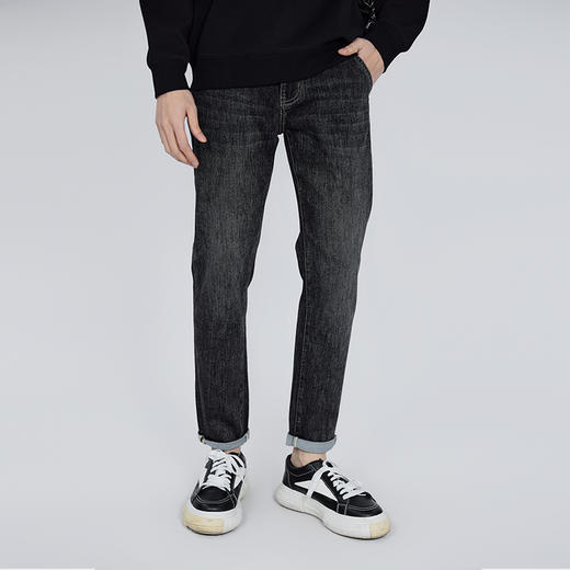 【新品上新】HX 春季水洗牛仔长裤S201611039101 商品图2