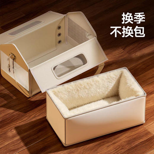 猫包大容量外出便携轻便防应激斜跨手提透气舒适宠物狗狗猫咪背包 商品图1