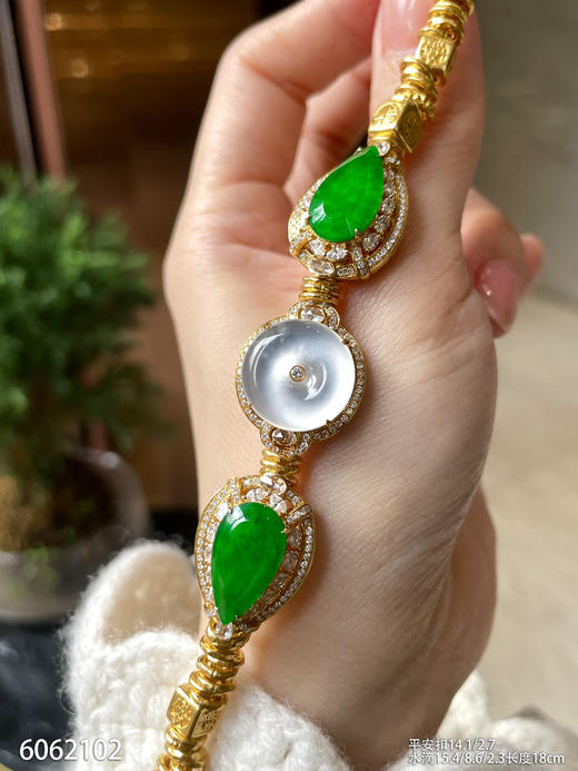 6062102，平安扣手链。具体价格微信咨询 商品图0