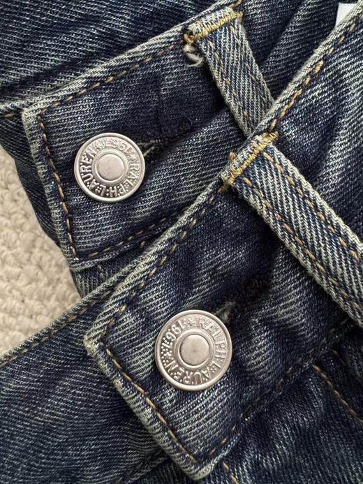 【ss1】男子复古水洗休闲合体剪裁赤耳牛仔长裤！！ 商品图2