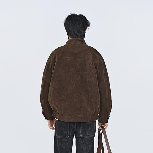 【新品上新】HX 冬季立领茄克衫宽松版型手感舒适S105544119102 商品图3