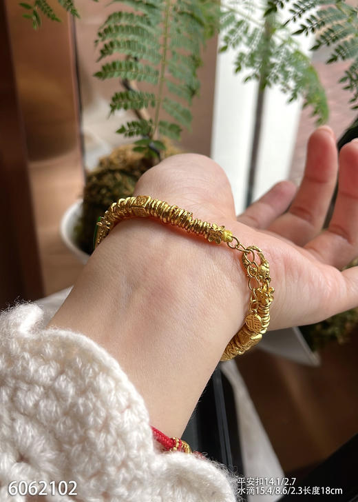 6062102，平安扣手链。具体价格微信咨询 商品图4