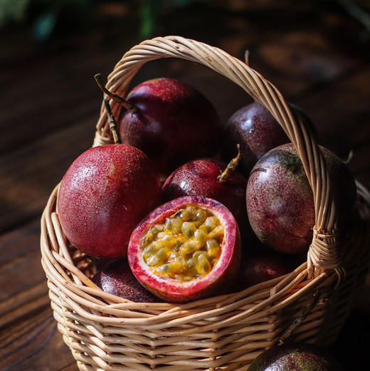 石家庄优选仓库速达，蜜桃百香果，颗粒饱满，果香馥郁，阵阵沁人心脾的香味，净重3斤散装（13-16枚） 商品图4