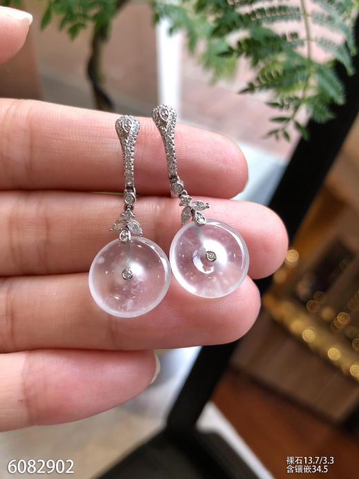 6082902，平安扣耳坠。具体价格微信咨询 商品图1