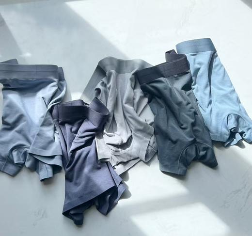 直发 【发三条】纯元，曼//芬 兰精莫代尔 男士平角裤 商品图10