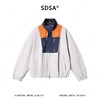 SDSA男装2026新款高贵轻奢美式简约撞色拼接立领夹克外套百搭宽松 商品缩略图0