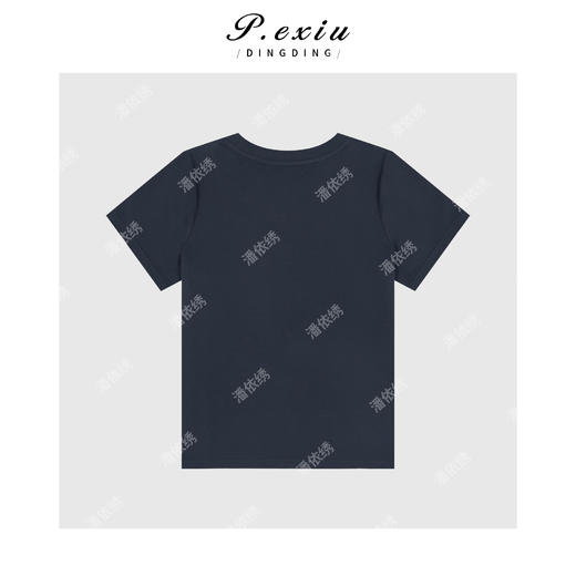 03-2潘依绣丁丁宠粉立体刺绣心形减龄百搭短袖T恤 M8668 商品图2