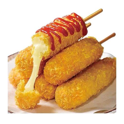 周二取货：【丸武芝士热狗棒】一袋80克，外表玉米片咔咔酥脆，芝士柔滑拉丝！ 商品图0