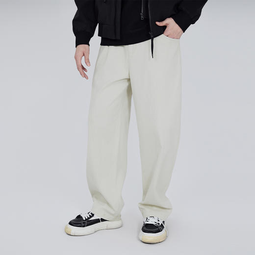 【新品上新】HX 春季弯刀休闲长裤Z203610012101 商品图2