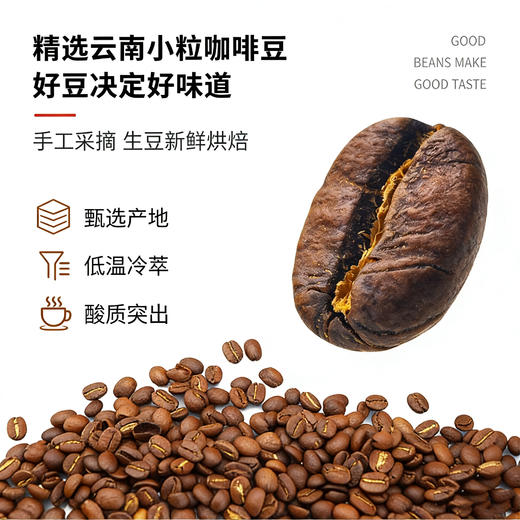 【逸筒 云南小粒黑咖啡】一盒10条，甄选云南阿拉比卡咖啡豆，手工采摘，生豆新鲜烘焙，口感醇厚。 商品图1