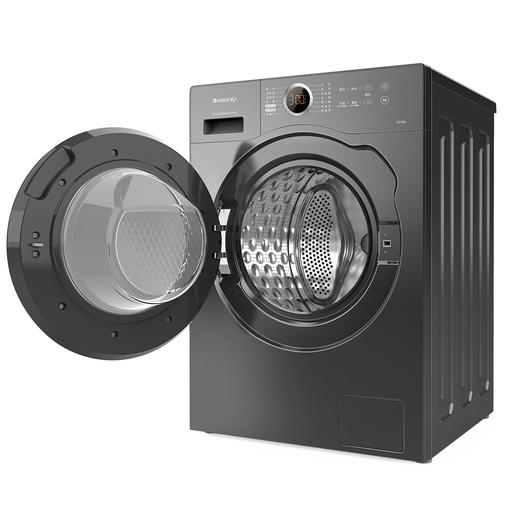 GREE格力 净悦滚筒洗衣机 10kg 巴氏除菌洗 高温消毒洗 XQG100-B1201Bc1（墨云灰） 商品图3