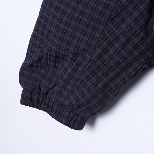 SDSA男装2026新款高贵轻奢美式简约格子拉链立领夹克外套百搭宽松 商品图3