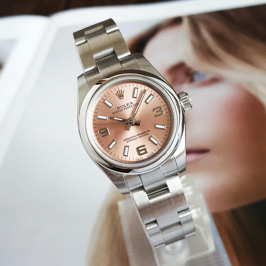 【95新】ROLEX 劳力士176200-0004天文台认证自动机械机芯26MM（女款）蚝式恒动系列蚝式钢020326NJS01 商品图4