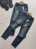 【ss1】男子复古水洗休闲合体剪裁赤耳牛仔长裤！！ 商品缩略图1