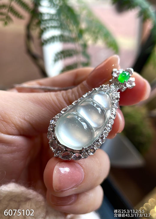 6075102，福豆吊坠。具体价格微信咨询 商品图2