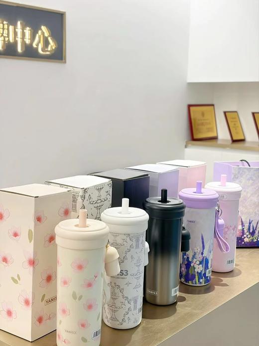 三八女神节福利！无补❗️YANIS3双环提手600ml/弹跳双饮500ml保温杯 26G0303 商品图5