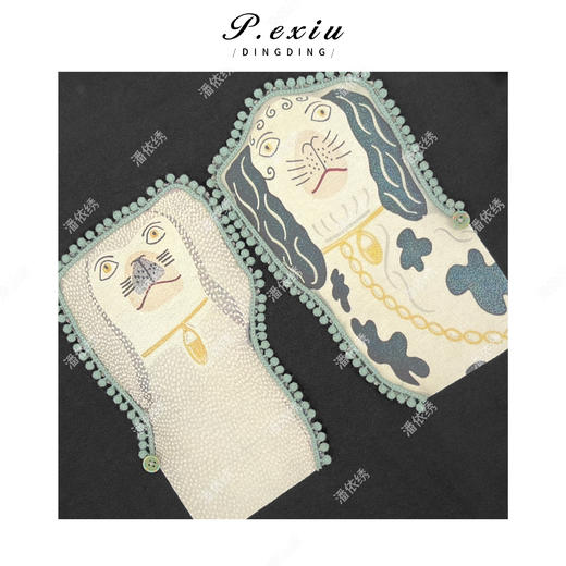 03-2潘依绣丁丁宠粉减龄俏皮趣味小猫圆领短袖T恤 Q56891 商品图2