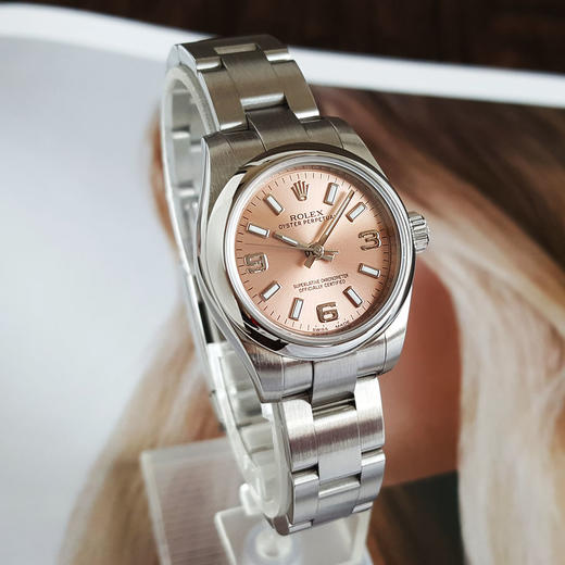 【95新】ROLEX 劳力士176200-0004天文台认证自动机械机芯26MM（女款）蚝式恒动系列蚝式钢020326NJS01 商品图3