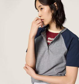 【edj1】早春学院风女士时尚休闲撞色短袖T恤！！