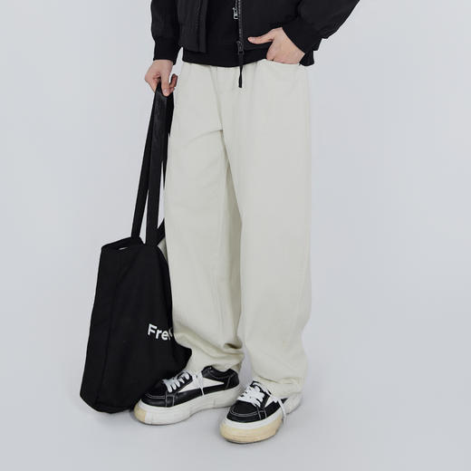 【新品上新】HX 春季弯刀休闲长裤Z203610012101 商品图1