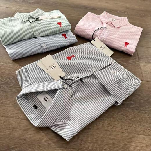 【2fz1】男女款牛津布棉质扣角领休闲长袖衬衫！！ 商品图1