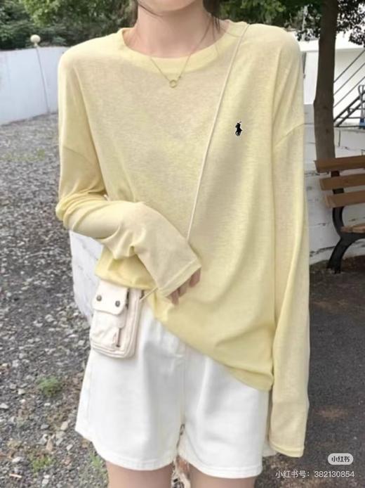 Ralph Laure*n 拉夫劳*伦 经典款棉质圆领长袖打底T 商品图9