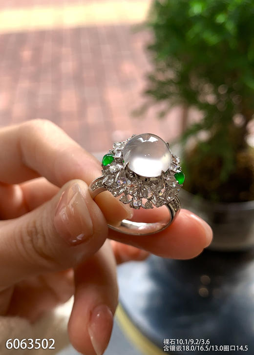 6063502，蛋面戒指。具体价格微信咨询 商品图3