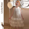 littletime女童白色网纱连衣裙夏装甜美仙气公主风洋气蓬蓬裙 商品缩略图2