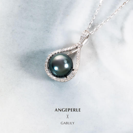 天使之泪 S925银海水珍珠大溪地财运袋吊坠 TSJCY736 商品图3