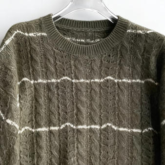 圆领衫。 灰色。绿色 商品图2