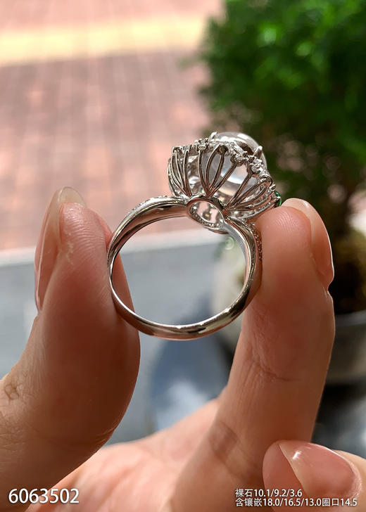 6063502，蛋面戒指。具体价格微信咨询 商品图5