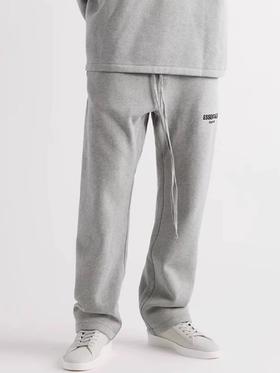 春季FOG ESSENTIALS美式高街运动宽松纯棉毛圈抽绳直筒长裤