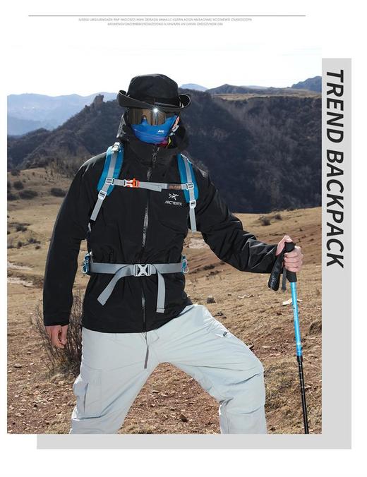 【徜徉自在】2026春夏户外登山包大容量多功能多仓男女款徒步旅行包运动背包 商品图5