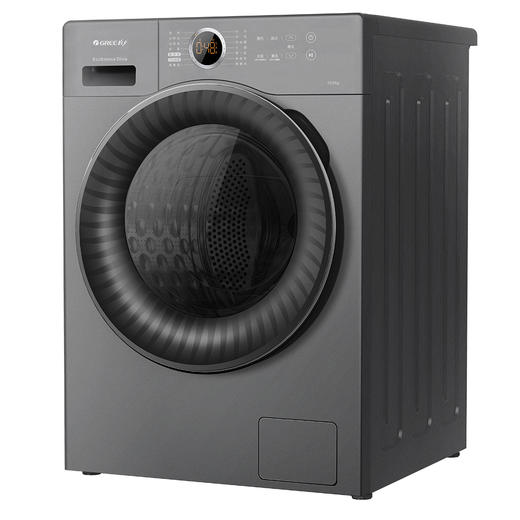 GREE格力 净悦滚筒洗衣机 10kg 巴氏除菌洗 高温消毒洗 XQG100-B1201Bc1（墨云灰） 商品图2