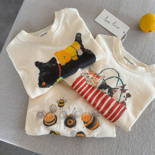 【59元任选3件】儿童卡通纯棉 长袖/短袖T恤  26年春夏季新款T恤 商品图2