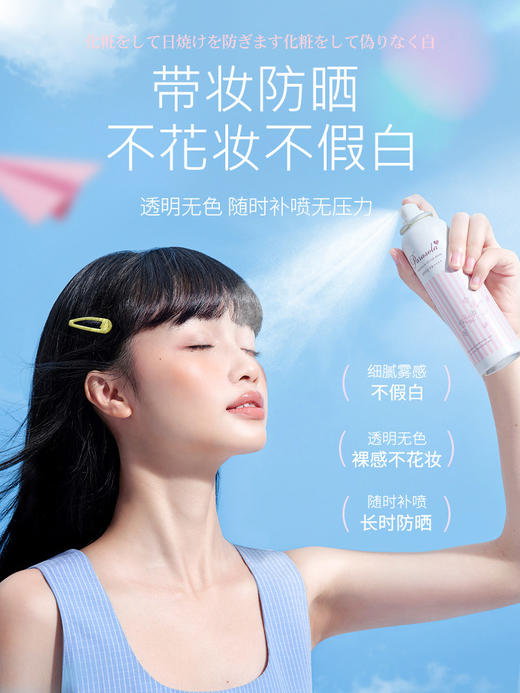 严选 | Naris娜丽丝水润防晒防晒喷雾 90g/瓶 SPF50 PA++++ 全身通用 商品图6