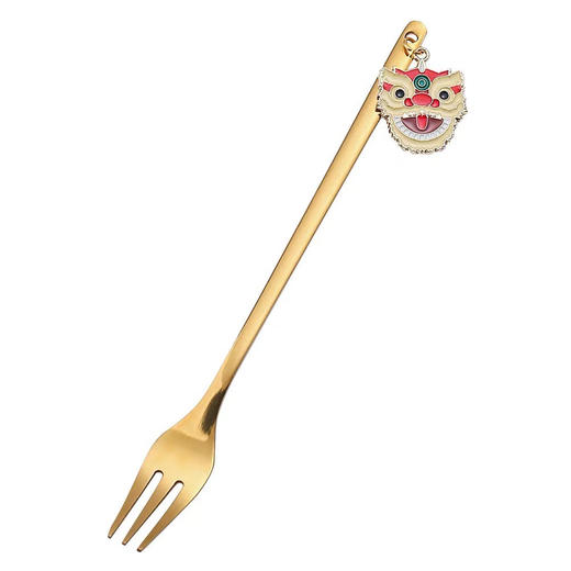 物爱优品410新年吊坠勺叉钛金混色单支 商品图7