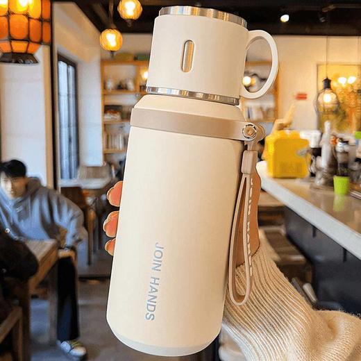 姜汤保温杯 网红316不锈钢保温杯  商务居家运动办公 户外便携碗盖杯 商品图1