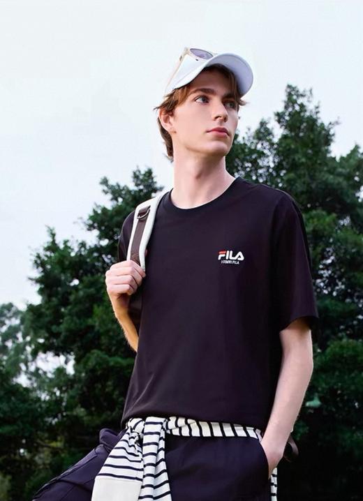 一包三件装！夏季超值福利来啦！FILA斐乐情侣短袖T恤2026夏季新款凉感透气经典防晒半袖上衣 商品图6