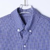 SDSA男装2026新款高贵轻奢美式复古格子刺绣字母长袖衬衫百搭简约 商品缩略图1