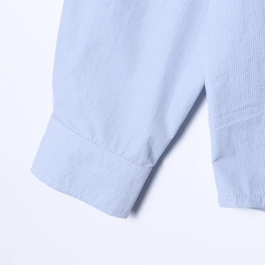 5033SDSA男装2026新款高贵轻奢韩系简约纯色竖纹领带长袖衬衫百搭宽松 商品图3